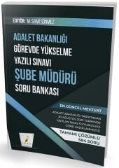 Pelikan GYS Adalet Bakanlığı Şube Müdürü Soru Bankası Çözümlü Görevde Yükselme - M. Sami Sönmez Pelikan Yayınevi