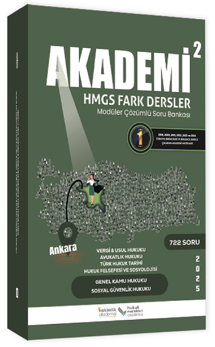SÜPER FİYAT - İlken 2025 Akademi HMGS Fark Dersleri Soru Bankası İlken Yayınları