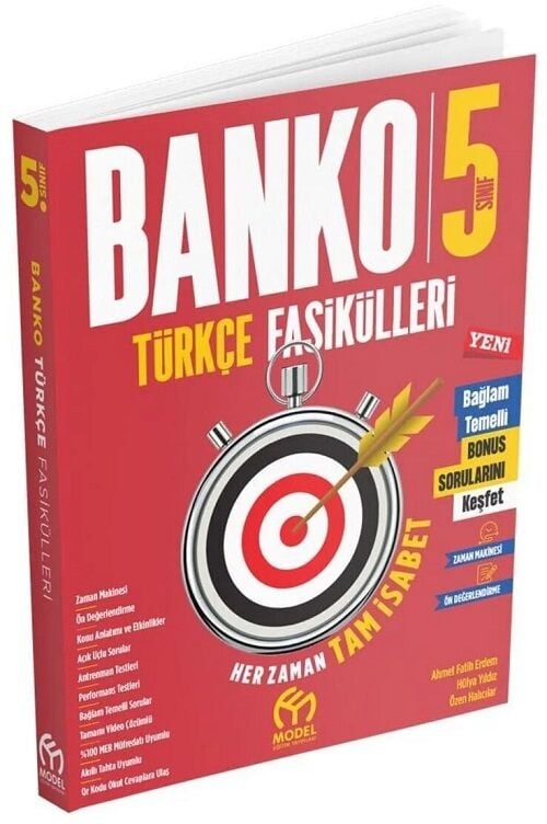 Model 5. Sınıf Türkçe Banko Fasikülleri Model Eğitim Yayınları
