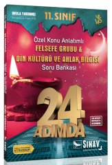Sınav 11. Sınıf Felsefe Grubu Din Kültürü ve Ahlak Bilgisi 24 Adımda Özel Konu Anlatımlı Soru Bankası Sınav Yayınları