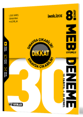 Hız Yayınları 8. Sınıf İngilizce Dikkat Sınavda Çıkabilir 30 Deneme Hız Yayınları