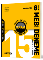 Hız Yayınları 8. Sınıf Matematik Dikkat Sınavda Çıkabilir 15 Deneme Hız Yayınları
