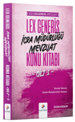 Dizgi Kitap İcra Müdürlüğü Lex Generis Mevzuat Konu Kitabı Cilt 3 - Ozan Erdem Dizgi Kitap