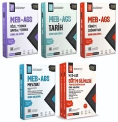 Pegem 2027 MEB-AGS Tüm Dersler Konu Anlatımlı 5 li Set Pegem Akademi Yayınları