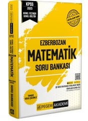 SÜPER FİYAT - Pegem 2023 KPSS Matematik Ezberbozan Soru Bankası Çözümlü Pegem Akademi Yayınları