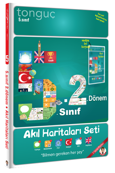 Tonguç 5. Sınıf 2. Dönem 5.2 Akıl Haritaları Seti Tonguç Akademi