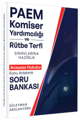 Süleyman Arslantürk PAEM Komiser Yardımcılığı ve Rütbe Terfi Anaysa Hukuku Konu Anlatımlı Soru Bankası Süleyman Arslantürk