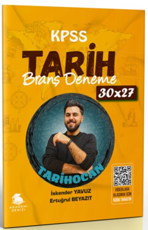 Akademi Denizi KPSS Tarih 30x27 Deneme Çözümlü - İskender Yavuz, Ertuğrul Beyazıt Akademi Denizi