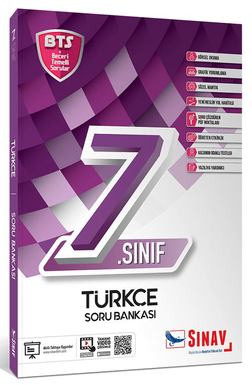 Sınav 7. Sınıf Türkçe Beceri Temelli Sorular Soru Bankası Sınav Yayınları
