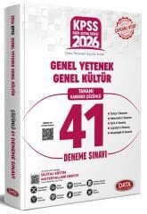 Data 2026 KPSS Genel Yetenek Genel Kültür Ultra 41 Deneme Çözümlü Data Yayınları
