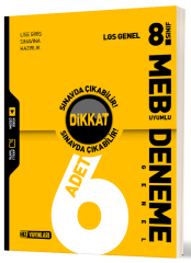 Hız Yayınları 8. Sınıf LGS Tüm Dersler Dikkat Sınavda Çıkabilir 6 Deneme Hız Yayınları