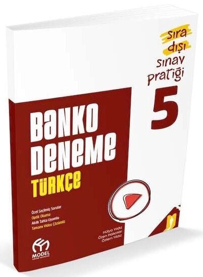 Model 5. Sınıf Türkçe Banko 5 Deneme Çözümlü Model Eğitim Yayınları