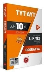 SÜPER FİYAT - A Yayınları YKS TYT AYT Coğrafya Son 10 Yıl Çıkmış Sorular 2011-2020 A Yayınları