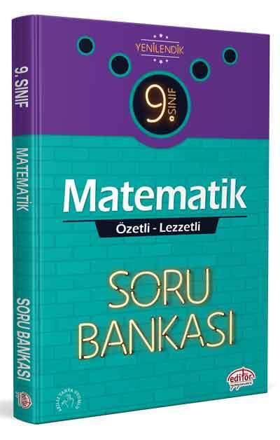Editör 9. Sınıf Matematik Özetli Lezzetli Soru Bankası Editör Yayınları
