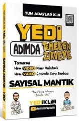 Yediiklim 2027 KPSS ALES DGS YKS 7 Yedi Adımda Sayısal Mantık Konu Anlatımlı Soru Bankası Çözümlü - Mehmet Bilge Yıldız, Umut Türkyılmaz Yediiklim Yayınları