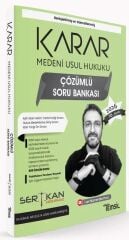 Temsil 2026 KARAR Adli İdari Hakimlik Medeni Usul Hukuku Soru Bankası Çözümlü 10. Baskı - Sertkan Erdurmaz Temsil Yayınları