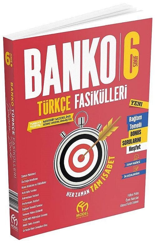 Model 6. Sınıf Türkçe Banko Maarif Modeli Fasikülleri Model Eğitim Yayınları