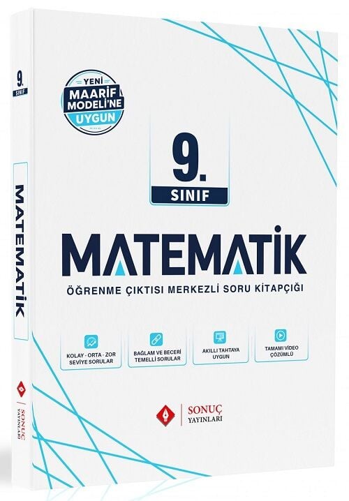 Sonuç 9. Sınıf Matematik Maarif Model Modüler Set Soru Bankası Sonuç Yayınları