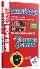 Kurul ÖABT MEB-AGS Türkçe ve Türk Dili Edebiyatı Öğretmenliği Yeni Türk Edebiyatı SERGÜZEŞT 7 Deneme Çözümlü - Mehmet Ali Çetinadam Kurul Yayıncılık