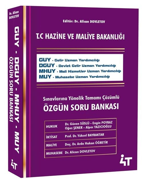 4T Yayınları GUY DGUY MHUY MUY Özgün Soru Bankası - Alican Dovletov 4T Yayınları