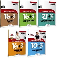 Marka 2026 KPSS Genel Yetenek Genel Kültür İhtiyacın Kadar 94 Deneme 5 li Set Marka Yayınları
