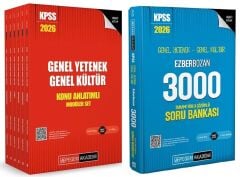Pegem 2026 KPSS Genel Yetenek Genel Kültür Modüler Konu + Ezberbozan Soru Bankası 2 li Set Pegem Akademi Yayınları