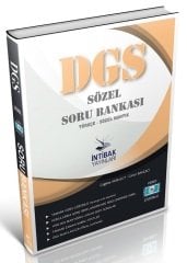 SÜPER FİYAT - İntibak DGS Sözel Soru Bankası Çözümlü İntibak Yayınları