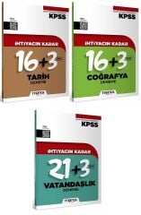 Marka 2026 KPSS Tarih + Coğrafya + Vatandaşlık İhtiyacın Kadar 62 Deneme 3 lü Set Marka Yayınları