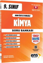 ENS Yayınları 9. Sınıf Kimya Konu Özetli Maarif Modeli Soru Bankası ENS Yayınları