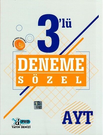 Yayın Denizi Pro YKS AYT Sözel 3 lü Deneme Video Çözümlü Yayın Denizi Pro Yayınları