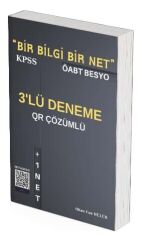 Bir Bilgi Bir Net ÖABT Beden Eğitimi 3 Deneme Çözümlü (Siyah Kapak) - Okan Can Hülür Bir Bilgi Bir Net