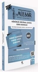 Kuram 2025 MÜESSİR Hakimlik Vergi Hukuku, Vergi Usul Hukuku Orijinal Çıkmış Soru Bankası Çözümlü 7. Baskı - Umut Hakan Erdem Kuram Kitap
