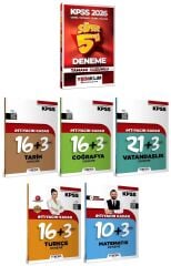 Yediiklim + Marka 2026 KPSS Genel Yetenek Genel Kültür Süper 5+94 Deneme 6 lı Set Yediiklim + Marka Yayınları