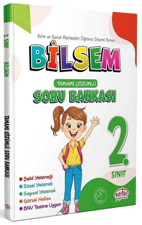 Editör 2. Sınıf BİLSEM Soru Bankası Çözümlü Editör Yayınları