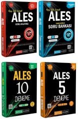 Pegem 2025 ALES Konu + Soru Bankası + 10+5 Deneme 4 lü Set Pegem Akademi Yayınları