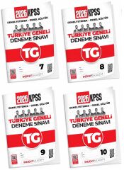 İndeks Akademi 2026 KPSS TG 7-8-9-10 Türkiye Geneli Deneme Genel Yetenek Genel Kültür 4 lü Set İndeks Akademi Yayıncılık