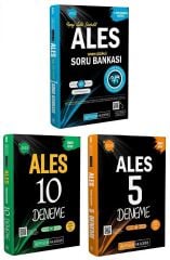 Pegem 2025 ALES Soru Bankası + 10+5 Deneme 3 lü Set Pegem Akademi Yayınları