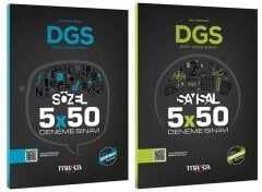 Marka 2025 DGS Sözel + Sayısal 10x100 Deneme 2 li Set 100 Soruluk Marka Yayınları