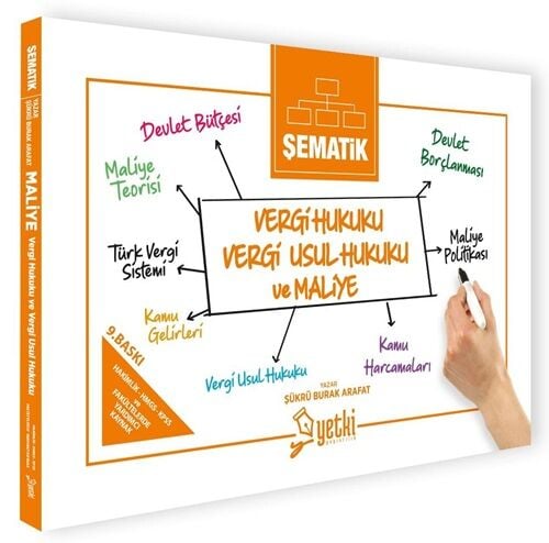 Yetki 2026 Şematik Vergi Hukuku, Vergi Usul Hukuku ve Maliye 9. Baskı - Şükrü Burak Arafat Yetki Yayıncılık