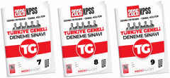İndeks Akademi 2026 KPSS TG 7-8-9 Türkiye Geneli Deneme Genel Yetenek Genel Kültür Çözümlü 3 lü Set İndeks Akademi Yayıncılık