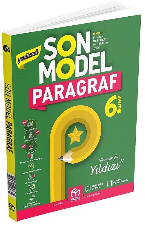 Model 6. Sınıf Paragraf Son Model Soru Bankası Model Eğitim Yayınları