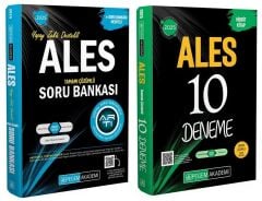 Pegem 2025 ALES Soru Bankası + 10 Deneme 2 li Set Pegem Akademi Yayınları