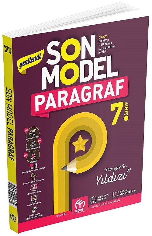 Model 7. Sınıf Paragraf Son Model Soru Bankası Model Eğitim Yayınları