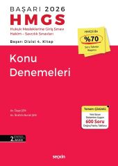 Seçkin BAŞARI HMGS Konu Denemeleri 2. Baskı - Özge Şen, İbrahim Burak Şen Seçkin Yayınları
