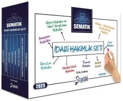 Yetki 2025 Şematik İdari Hakimlik Seti 8. Baskı - Özal Duran Yetki Yayıncılık