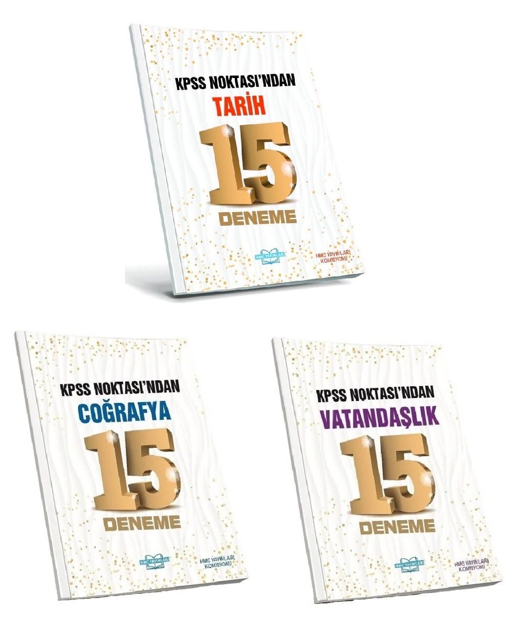 HMC Yayınları KPSS Noktasından Tarih+Coğrafya+Vatandaşlık 45 Deneme 3 lü Set HMC Yayınları