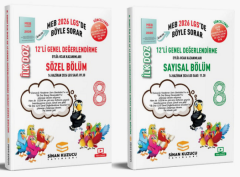 Sinan Kuzucu 2026 8. Sınıf LGS Sözel Sayısal İlk Doz Genel 12 li Değerlendirme Seti Sinan Kuzucu Yayınları