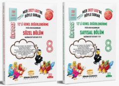 Sinan Kuzucu 2027 8. Sınıf LGS Sözel Sayısal İlk Doz Genel 12 li Değerlendirme Seti Sinan Kuzucu Yayınları