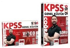 Yargı 2026 KPSS Coğrafya Video Ders Notları + Soru Bankası 2 li Set - Engin Eraydın Yargı Yayınları