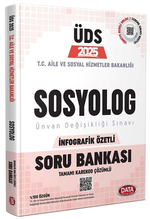 Data 2025 GYS ÜDS Aile ve Sosyal Hizmetler Bakanlığı Sosyolog Soru Bankası Çözümlü Görevde Yükselme Ünvan Değişikliği Data Yayınları